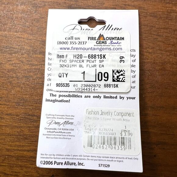 Assorted Jewelry Making Brooch Pins and Pendant Spacers with Swarovski Crystals - Picture 12 of 16